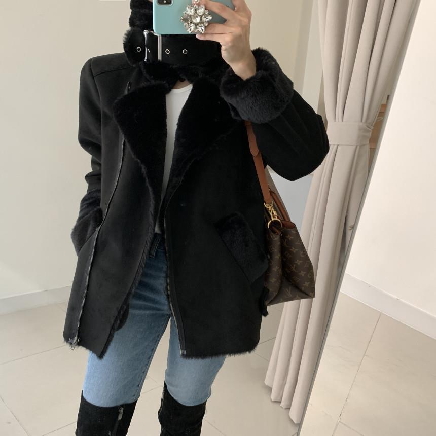 Cozy Oversized Ladies Winter Coat Long Sleeve