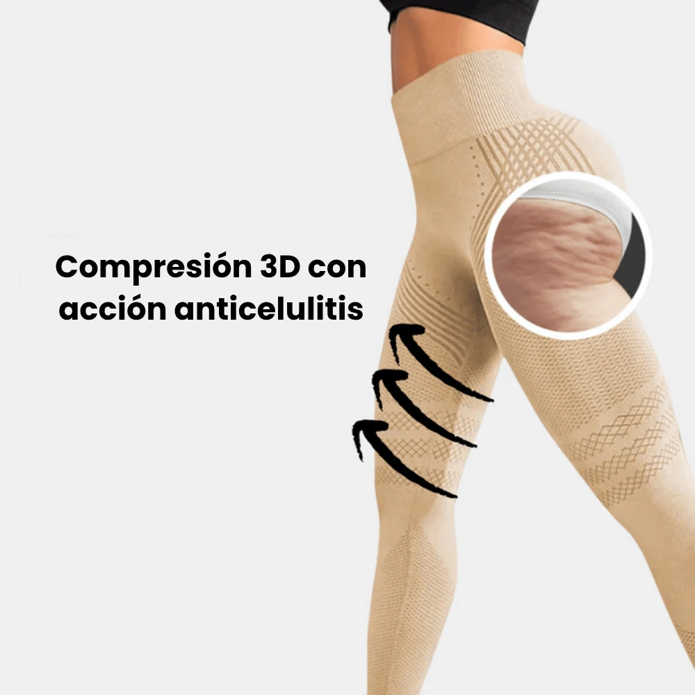 Leggings 3D de Bleesa – Redefine tu silueta sin esfuerzo