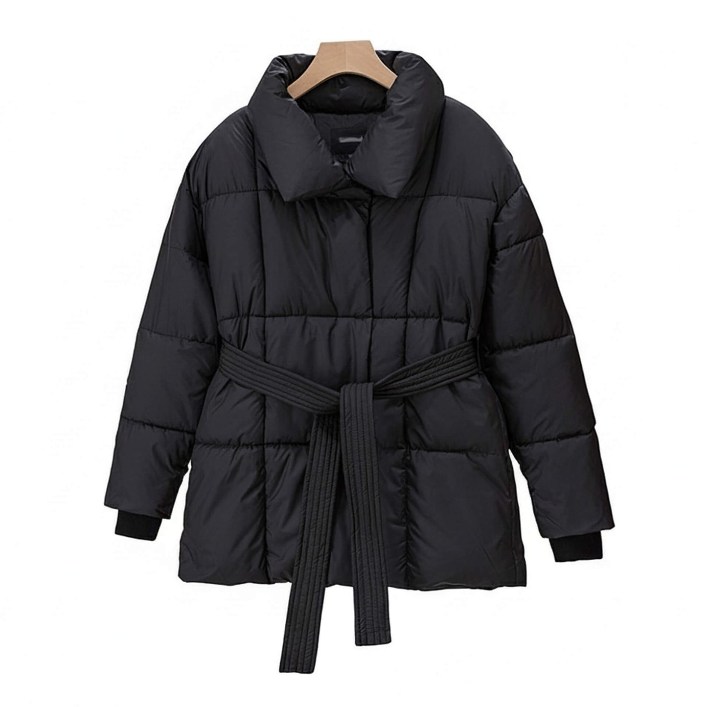 Trendy Winter Coat Ladies' Knee-Length Puffer