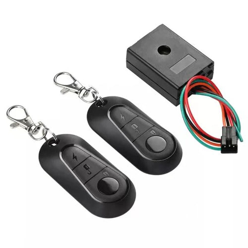 Circuit breaker and alarm system with remote control