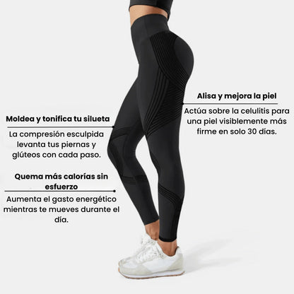 Leggings 3D de Bleesa – Redefine tu silueta sin esfuerzo