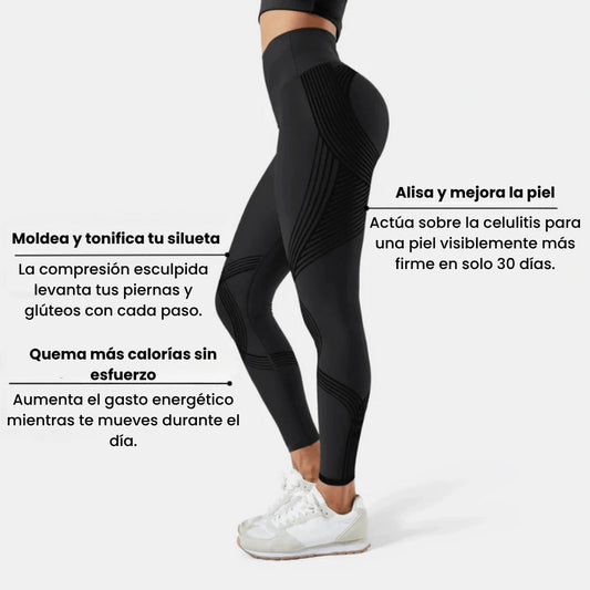 Leggings 3D de Bleesa – Redefine tu silueta sin esfuerzo