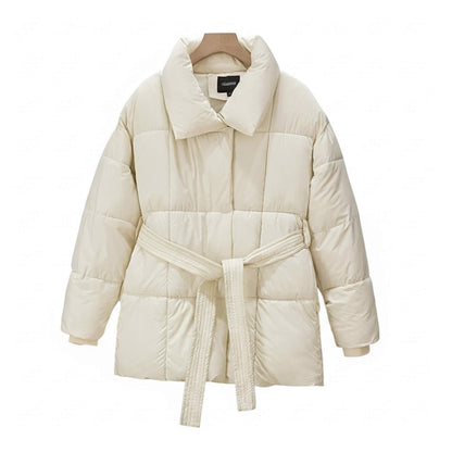 Trendy Winter Coat Ladies' Knee-Length Puffer